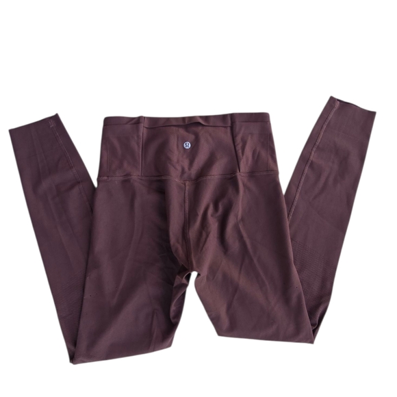 Lululemon Zoned In Tight 27” Envelope Pocket Brown Earth Size 10 - Picture 9 of 9